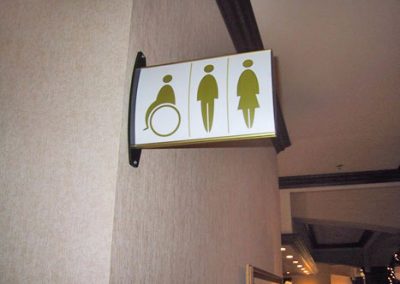 שילוט דגל לשרותים